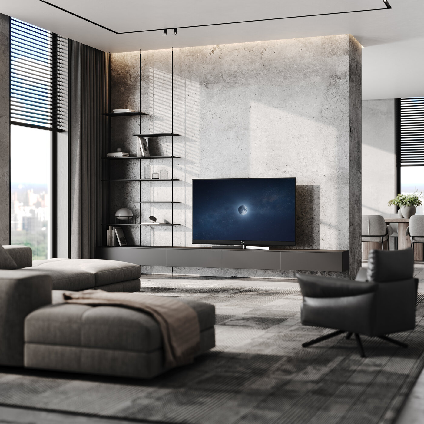 Interieur mit TV